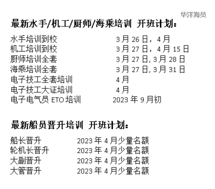 威海职业学院2023年5月10日 四小证更新 Z01基本安全Z02精通艇阀Z04高级消防1